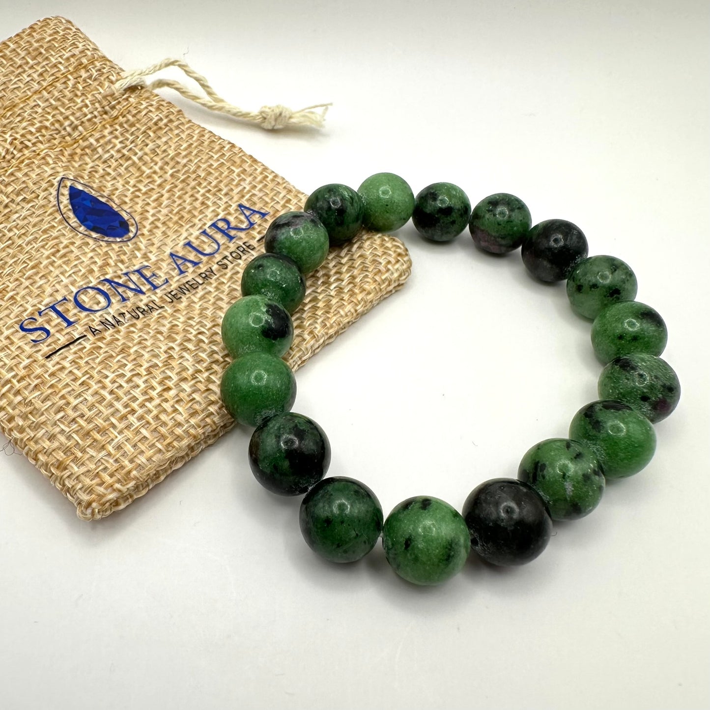 Rubin in Zoisit Armband