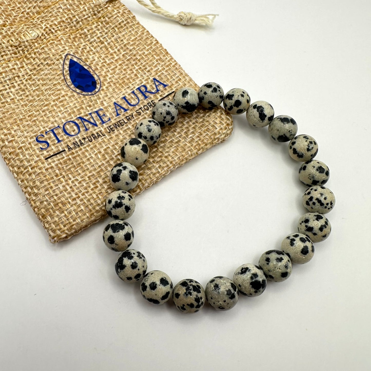 Dalmatiener-Jaspis Armband