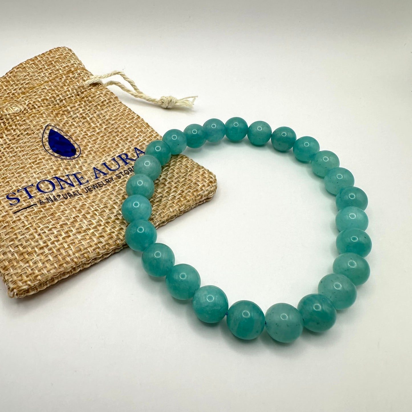 Amazonit (leuchtend) Armband