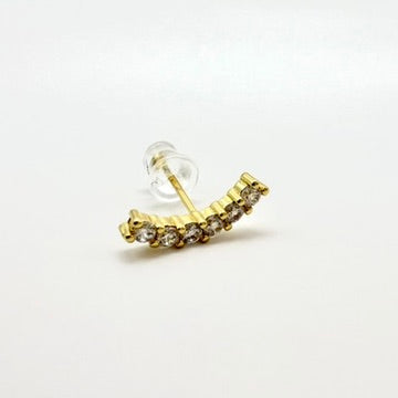 Ohrstecker „Celestial Curve“ mit Zirkonia