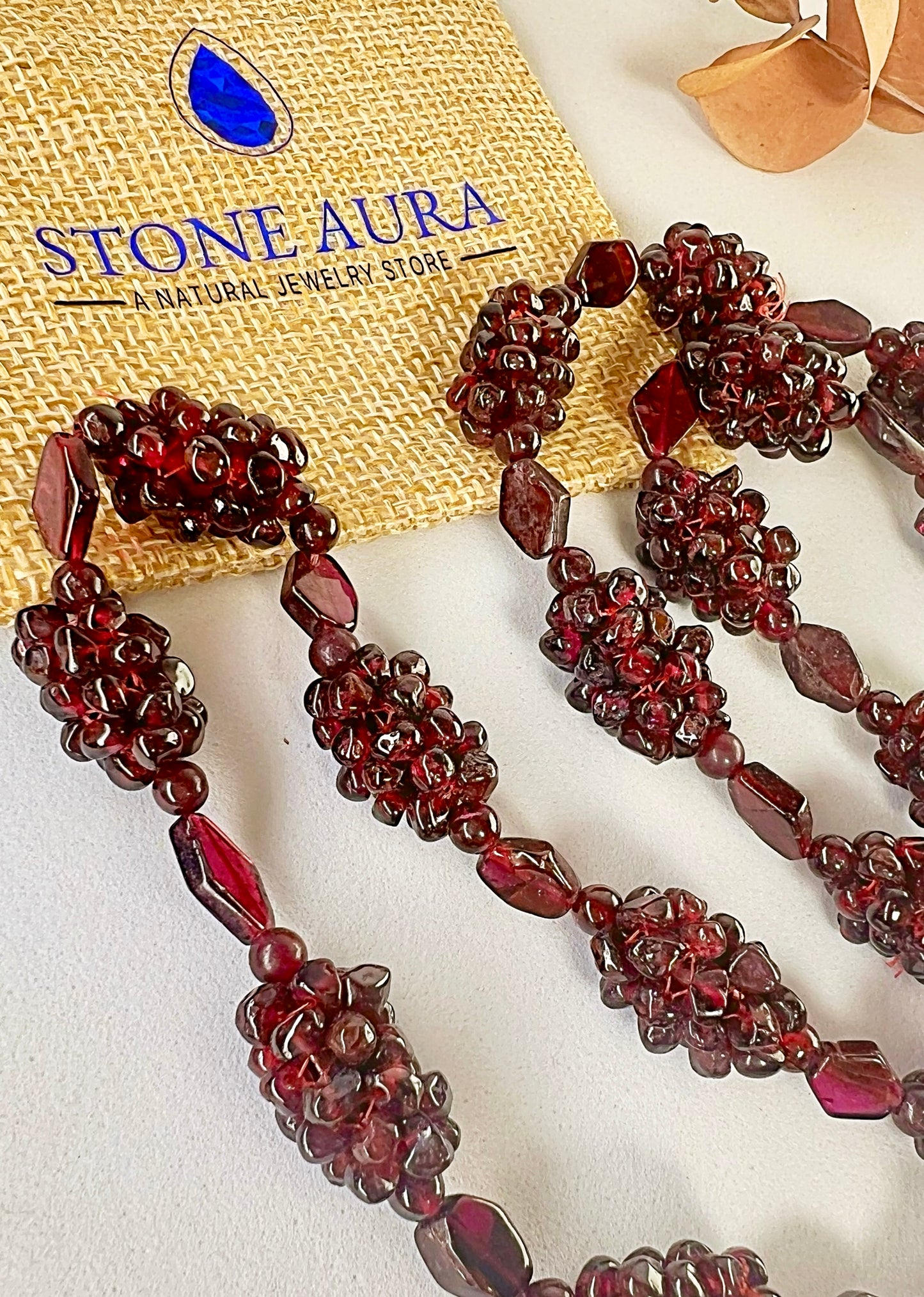 Collier aus Granaten_6