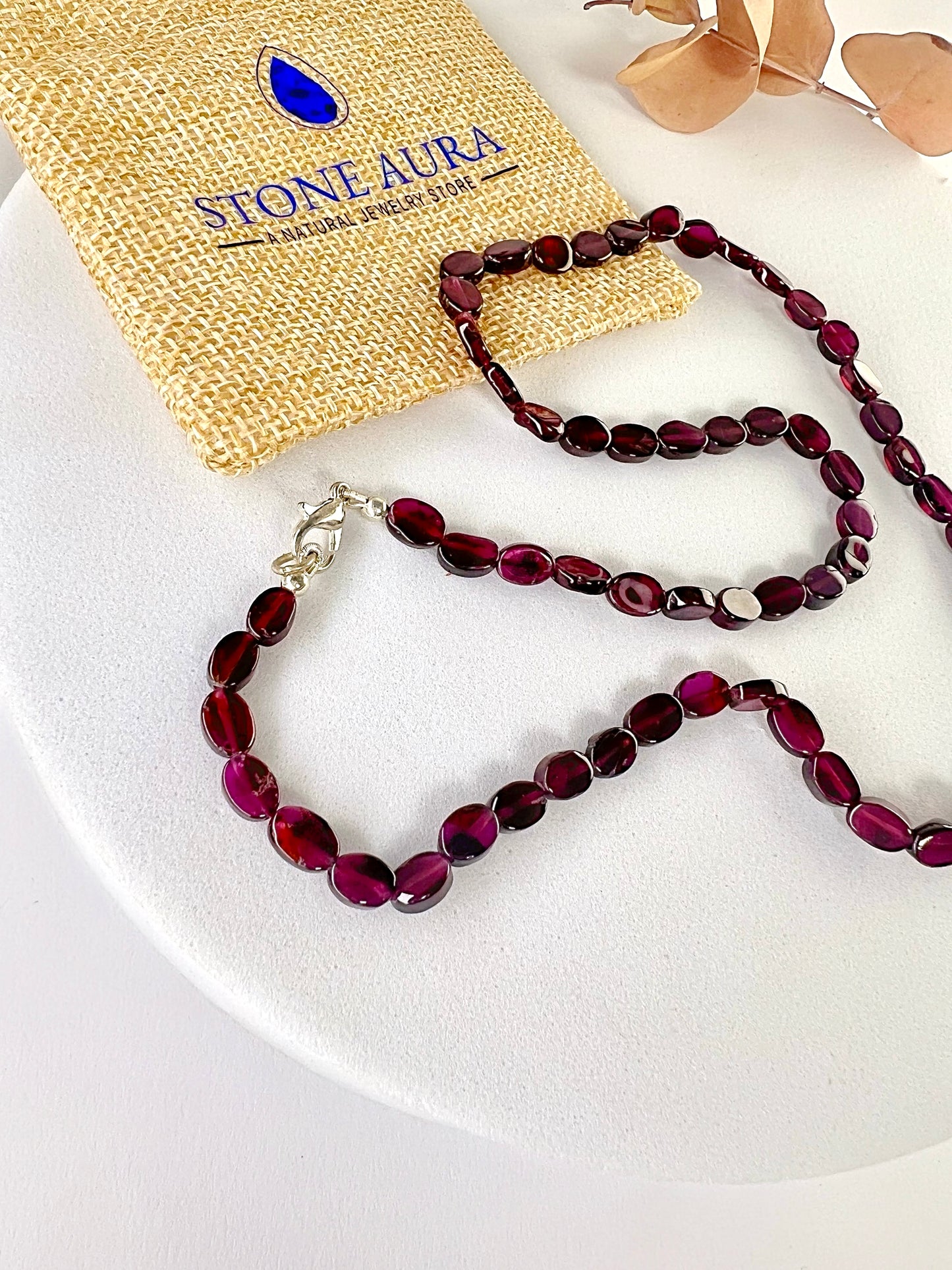 Collier aus Granaten_8