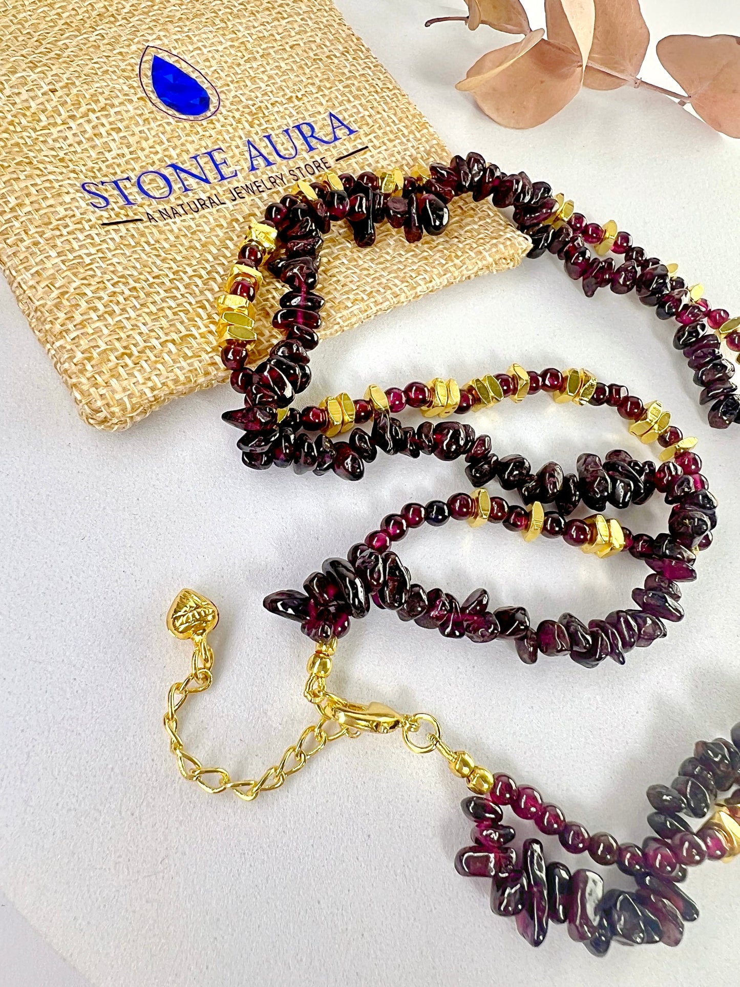 Collier aus Granaten_5