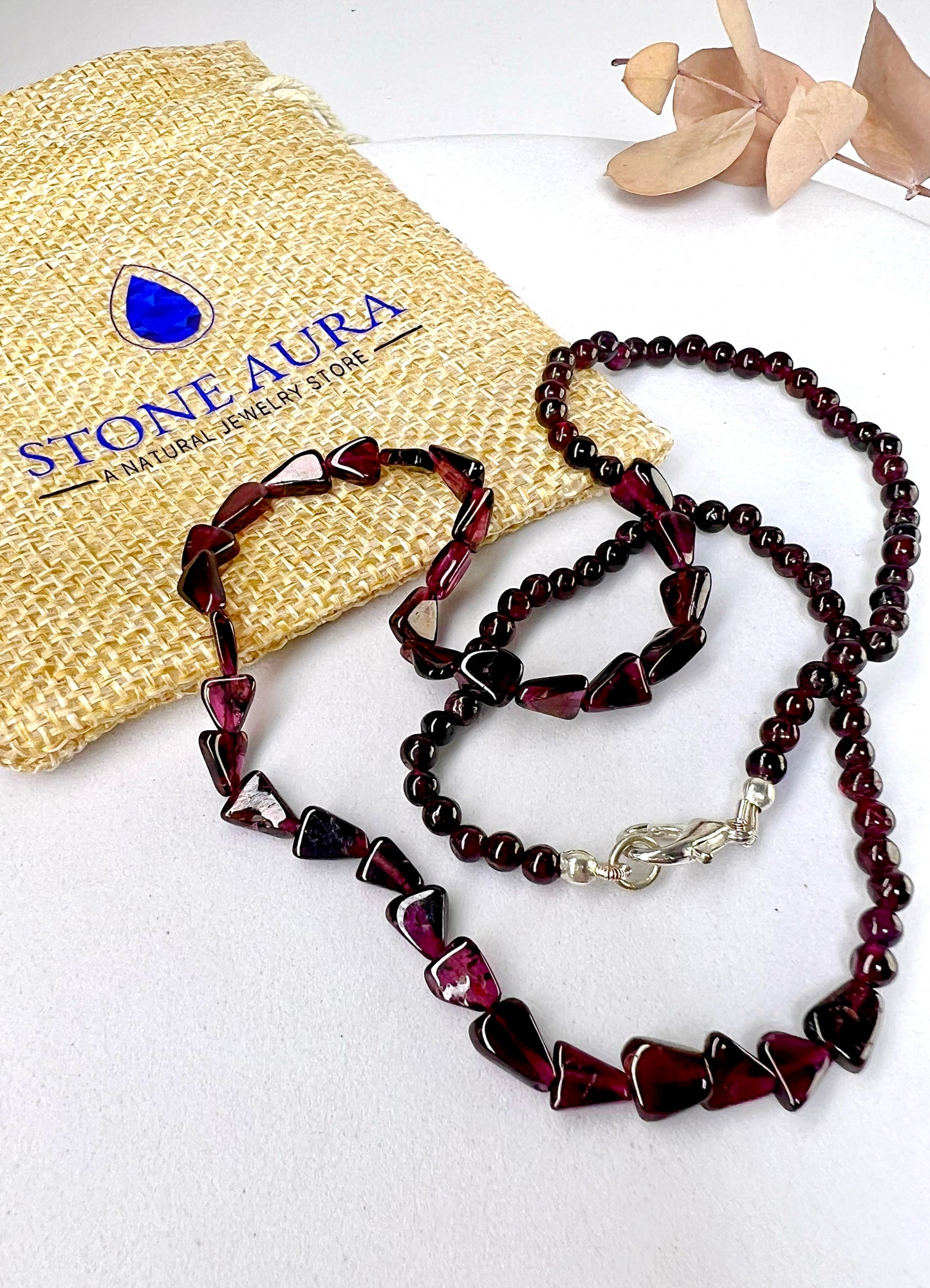 Collier aus Granaten_15