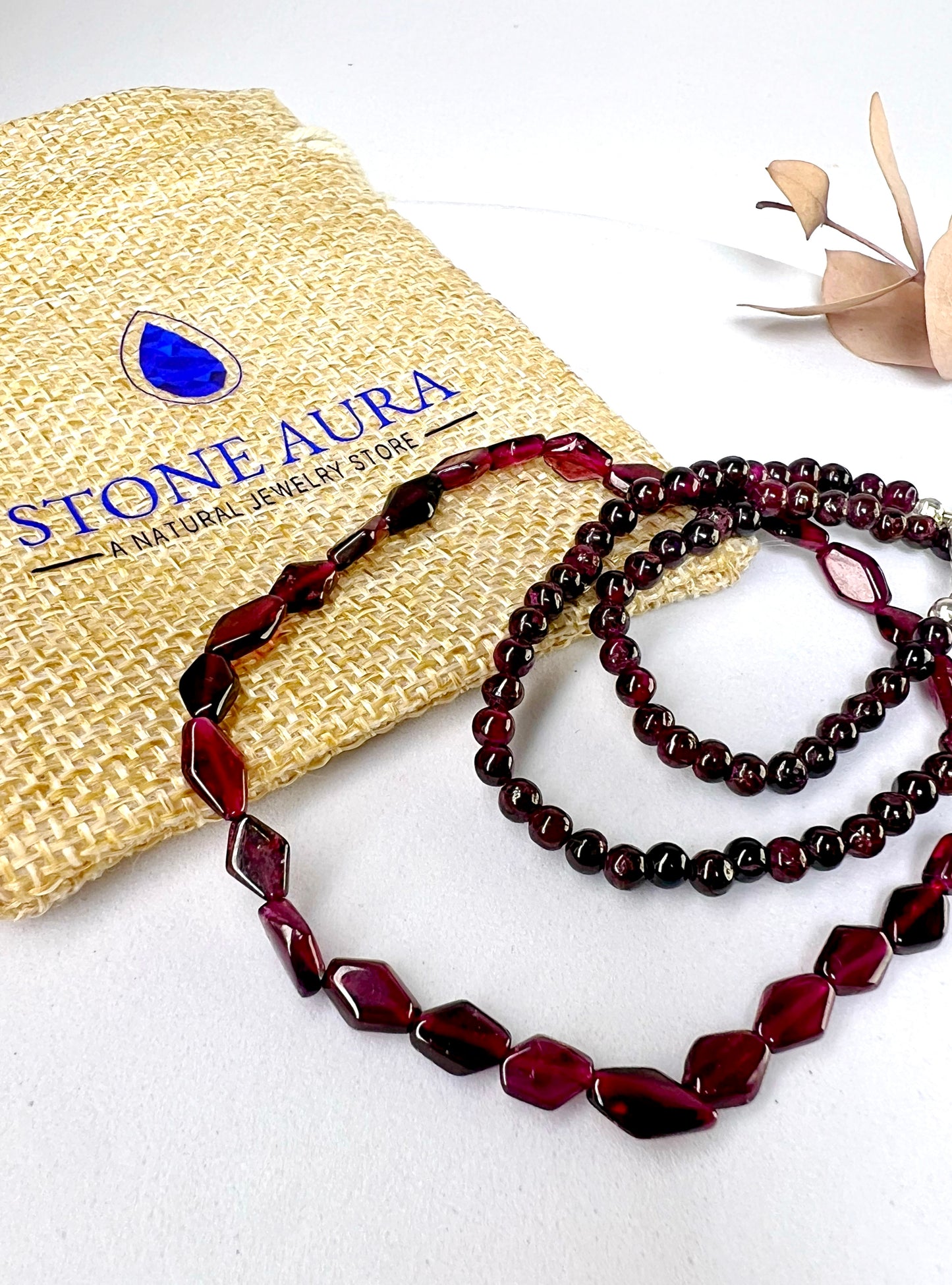 Collier aus Granaten_12