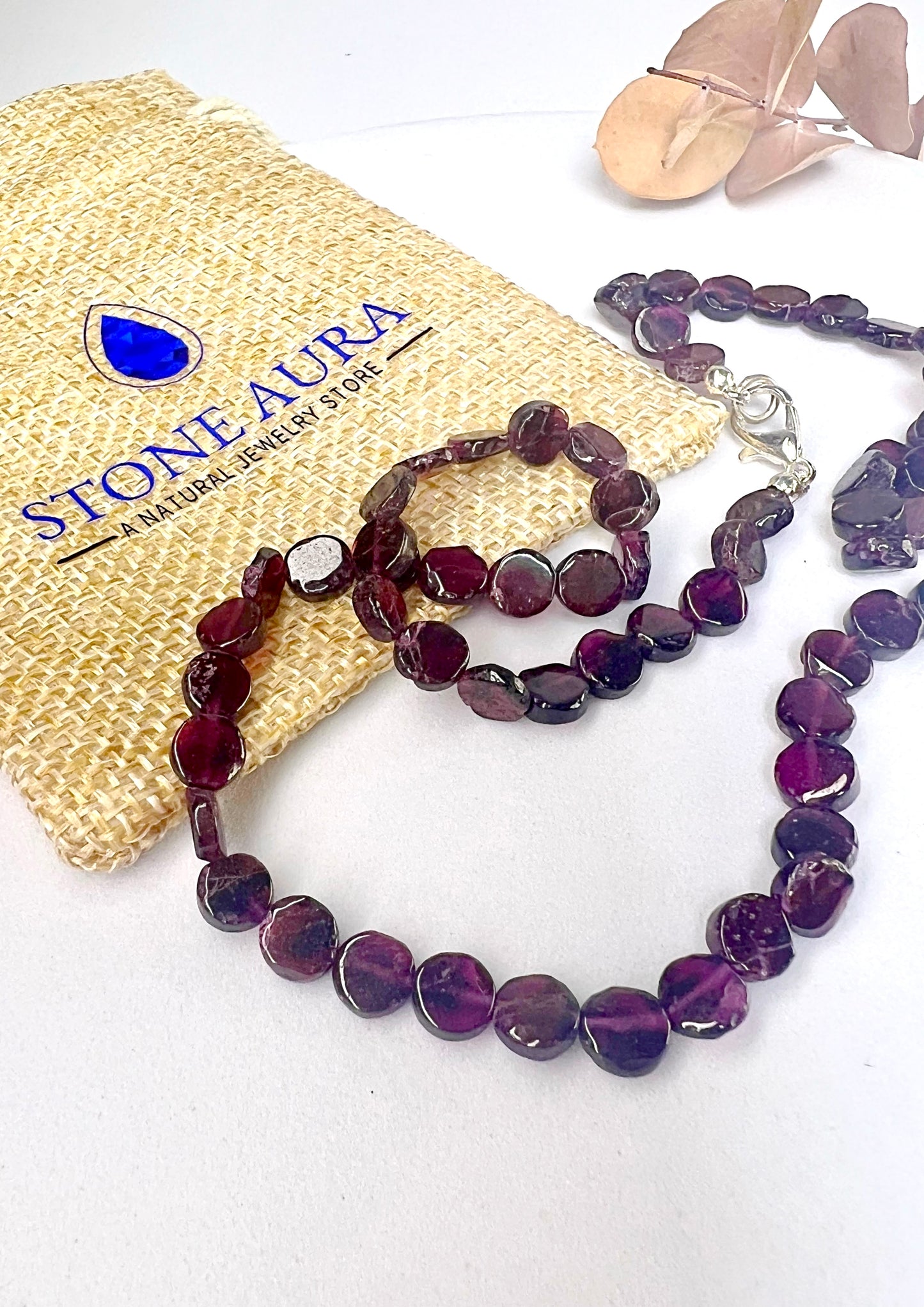 Collier aus Granaten_17