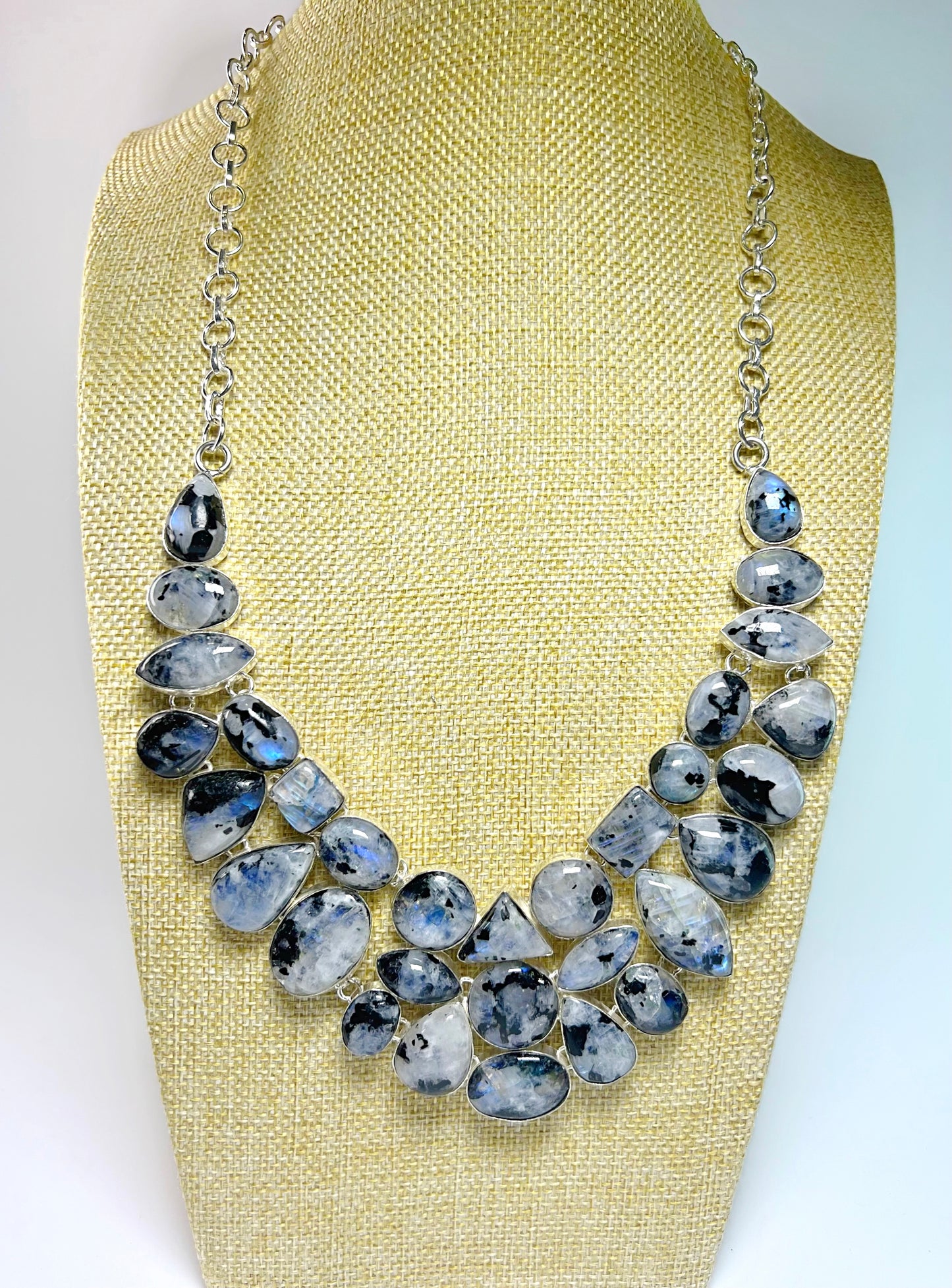 Collier aus Moosachat
