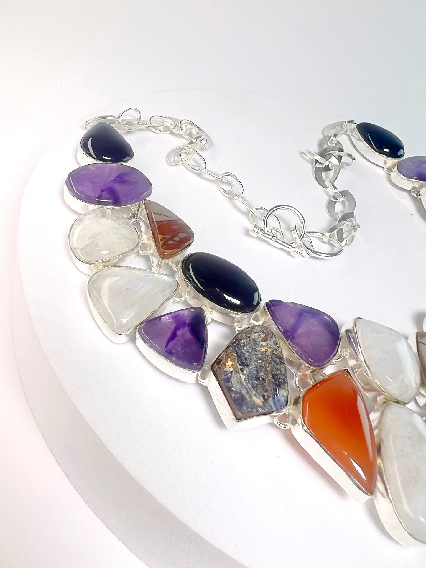 Collier aus Gemischte Steine