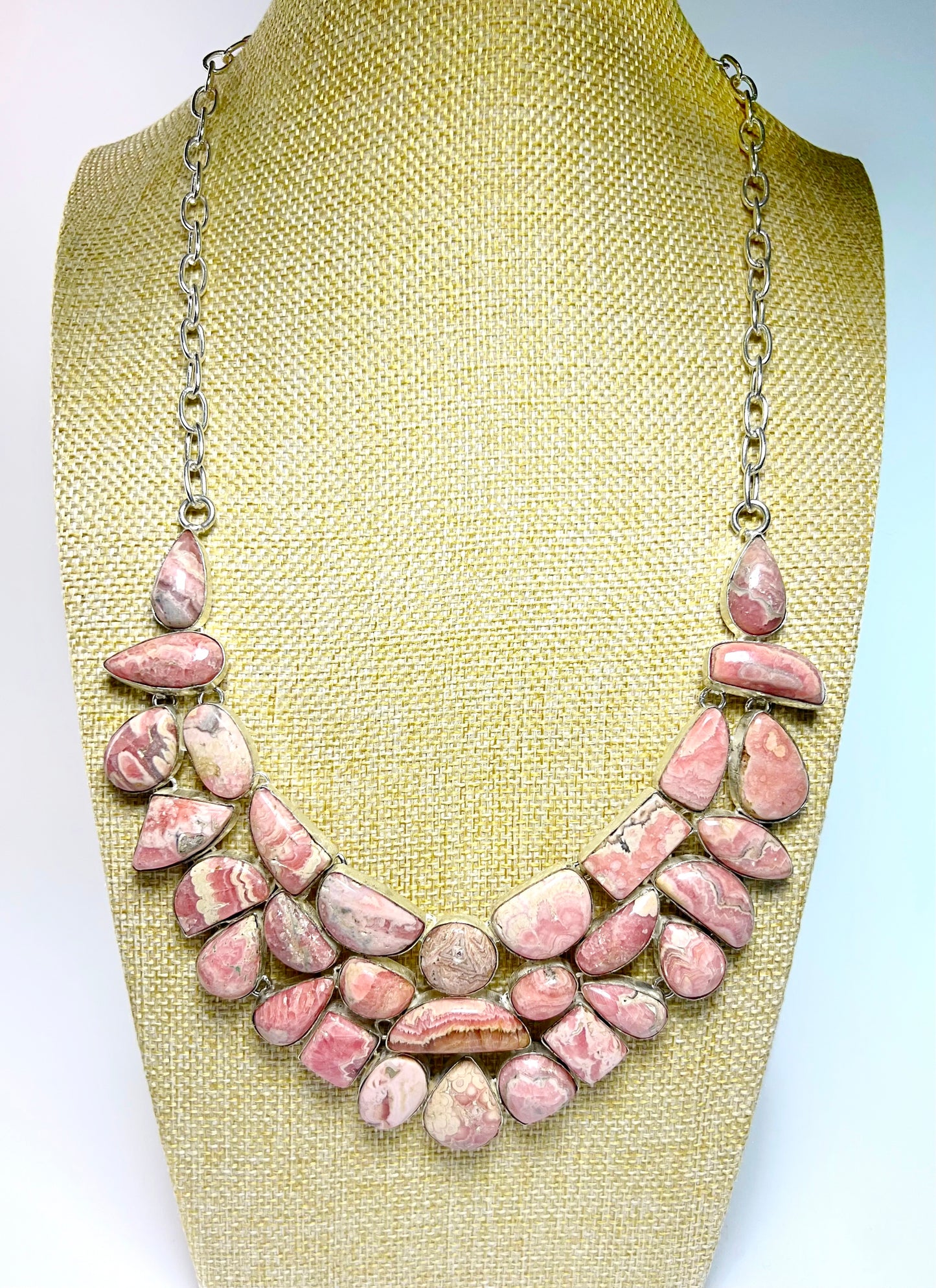 Collier aus Rhodochrosit