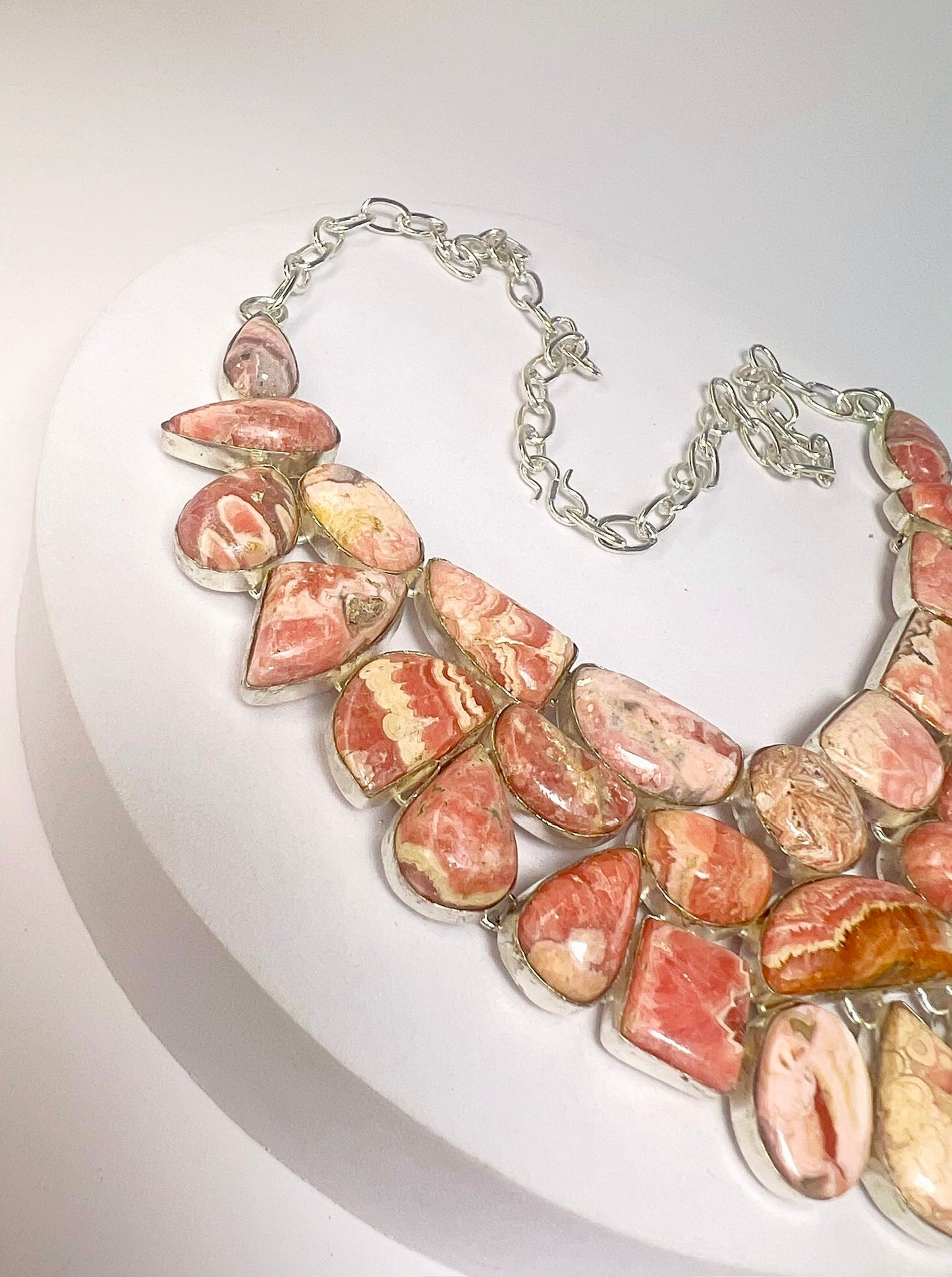 Collier aus Rhodochrosit