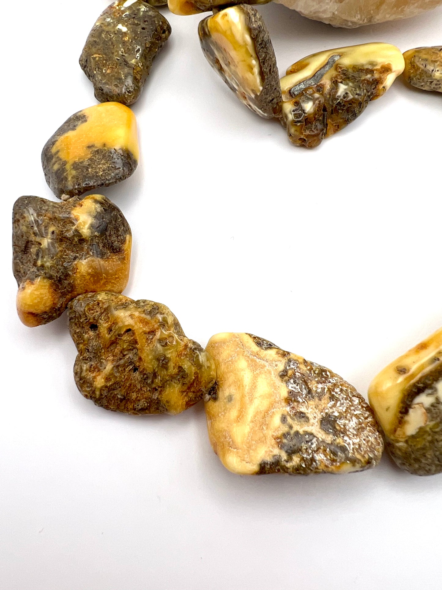 Authentische Natur-Kette "Raw Amber" (52 cm)