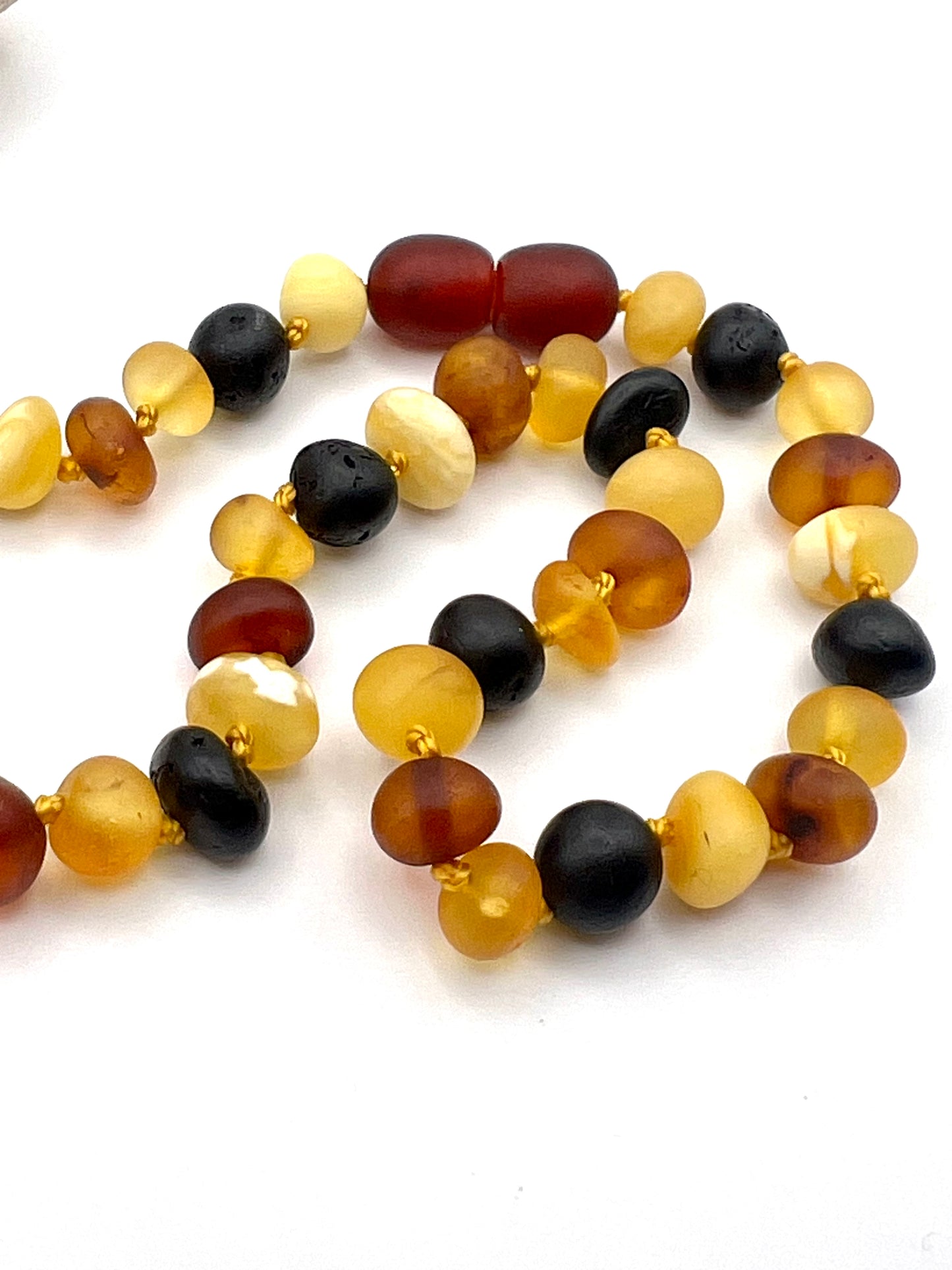 Kette "Bernstein-Trio" | Multi-Color (45 cm)