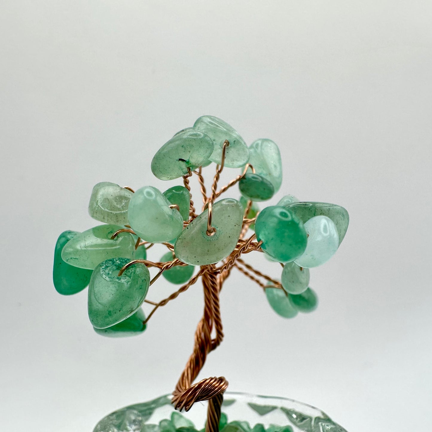 Harmonisches Deko-Objekt aus grünem Aventurin.