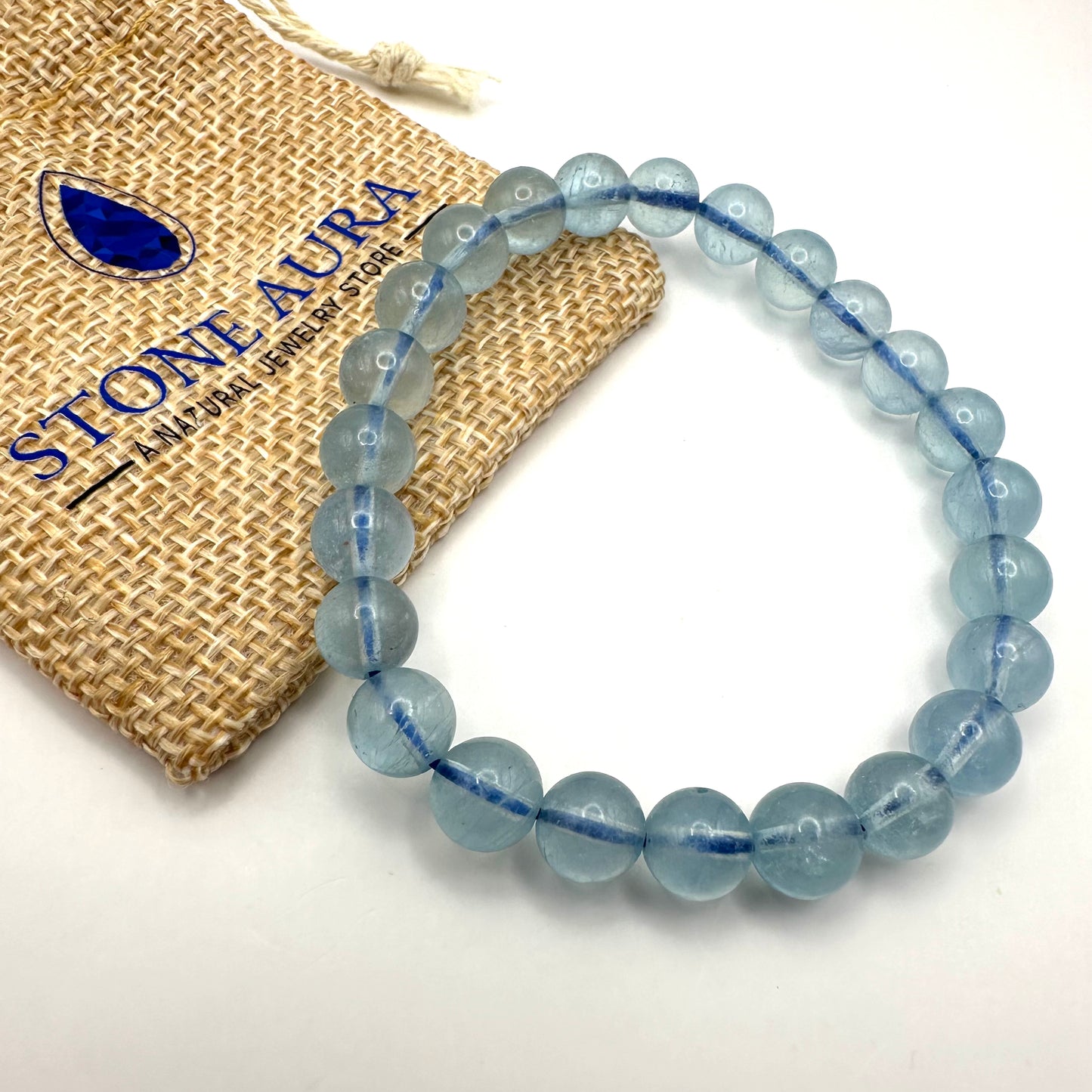 Aquamarin Armband