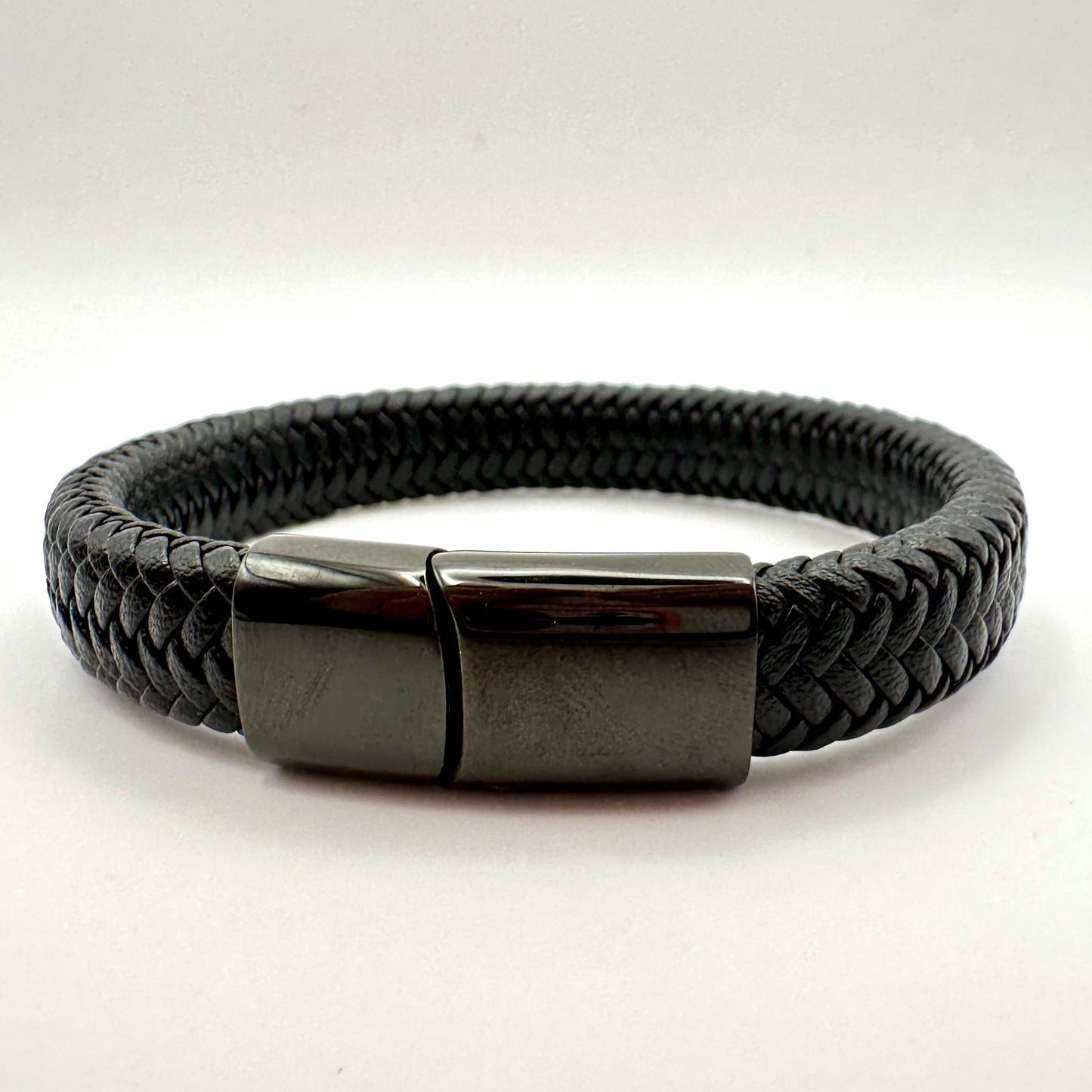 Klassisches Geflochtenes Lederarmband für Herren