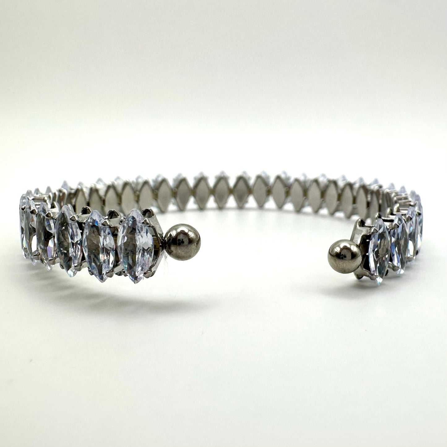 Damen-Armreif „Marquise Brilliance“ mit Zirkonia-Besatz