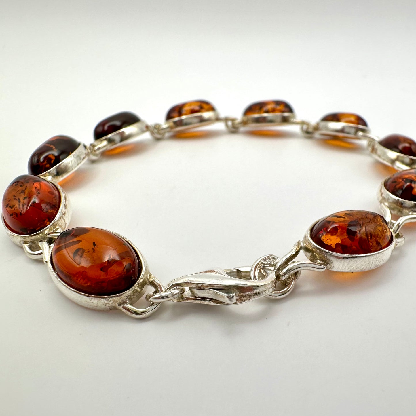 Damen-Armband „Amber Glow“ mit echtem Bernstein