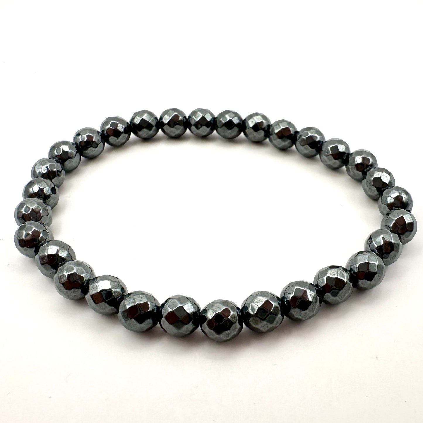 Hämatit-Armband – Geometrische Eleganz
