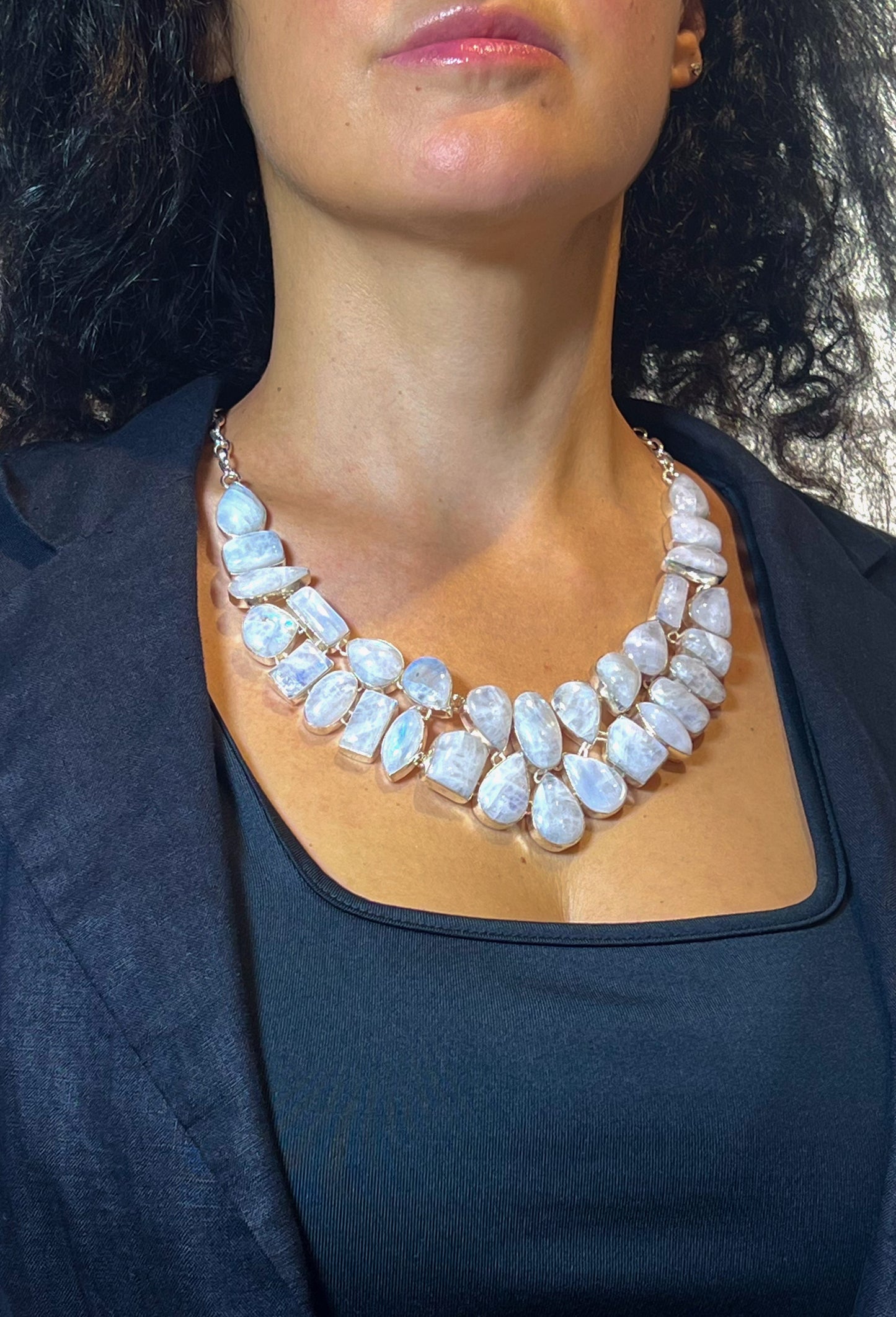 Collier aus Mondstein