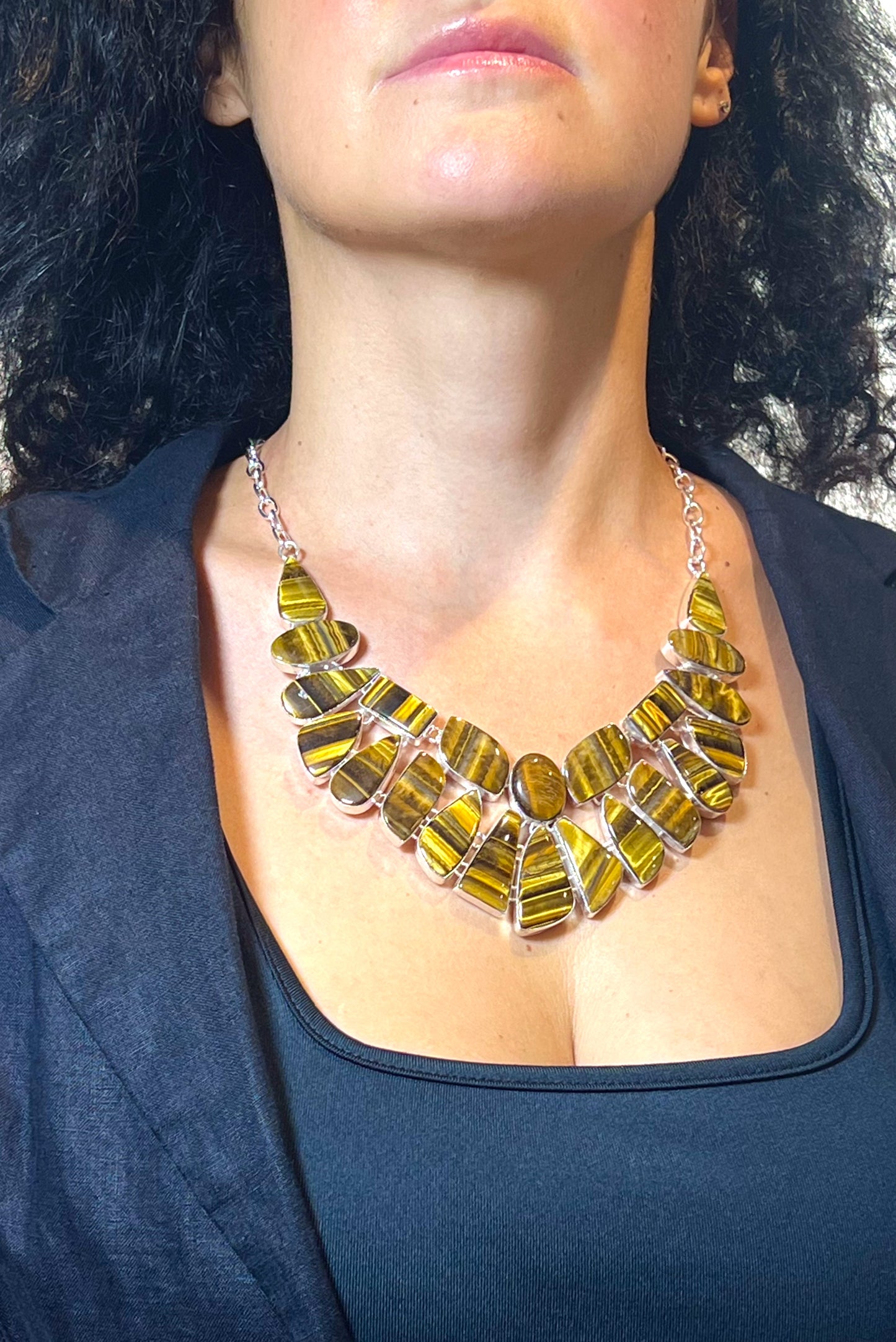 Collier aus Tigerauge