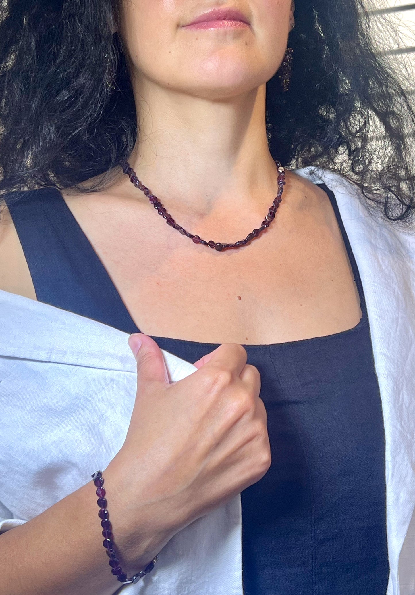Collier aus Granaten_17