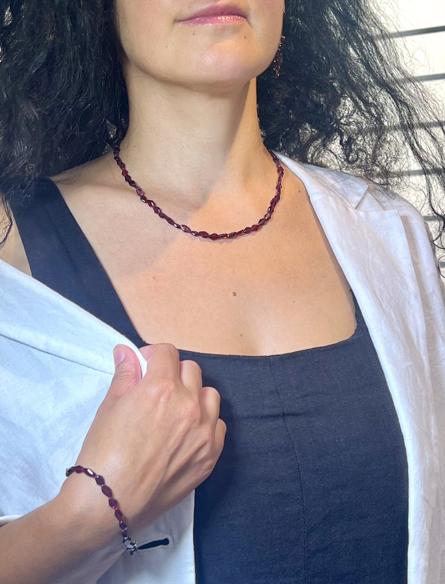 Collier aus Granaten_16
