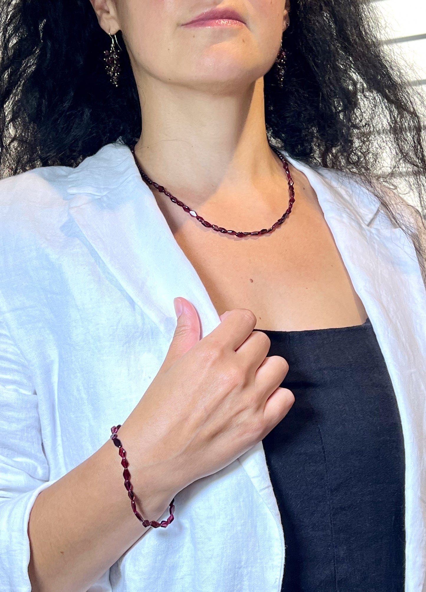 Collier aus Granaten_12