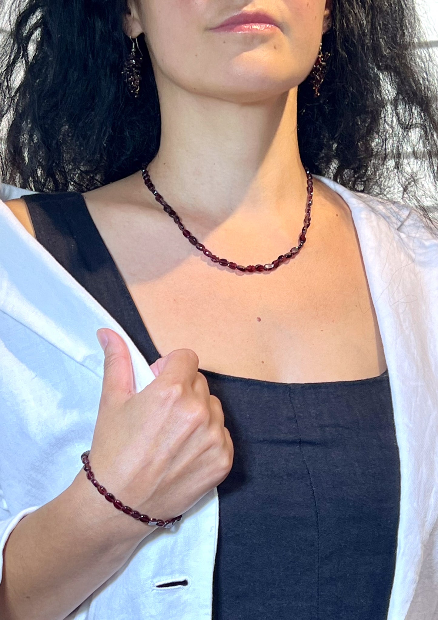 Collier aus Granaten_8