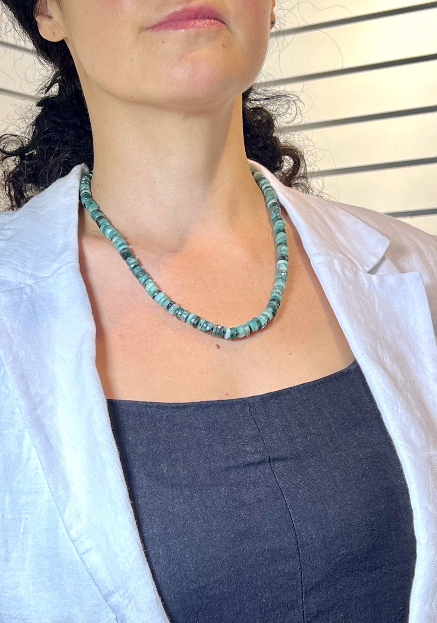 Collier aus Sakota Smaragd