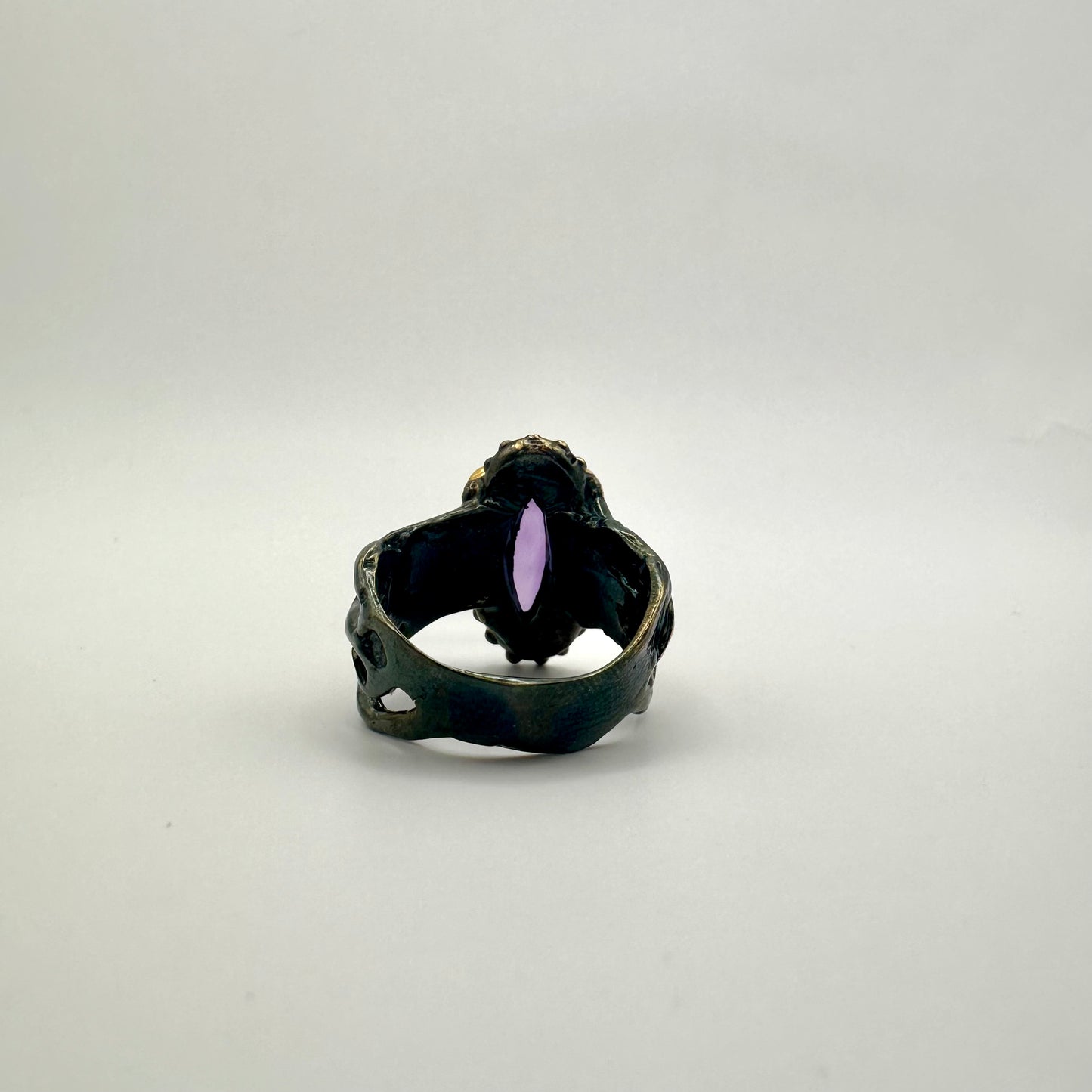 Damen-Ring „Lunar Mist“ aus Sterling-Silber & Amethyst