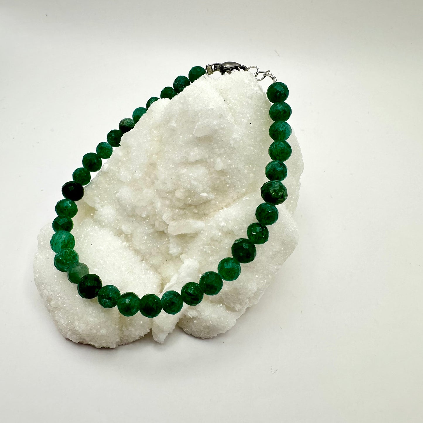 Grüner Aventurin (facettiert) Armband