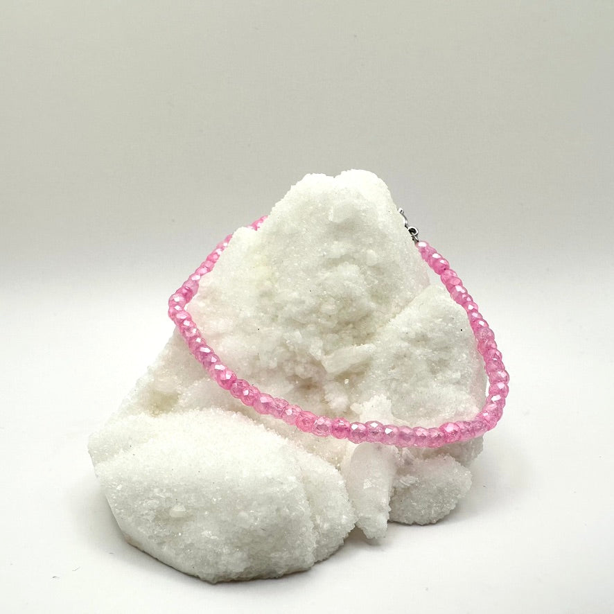 Rosa Zirkon Armband