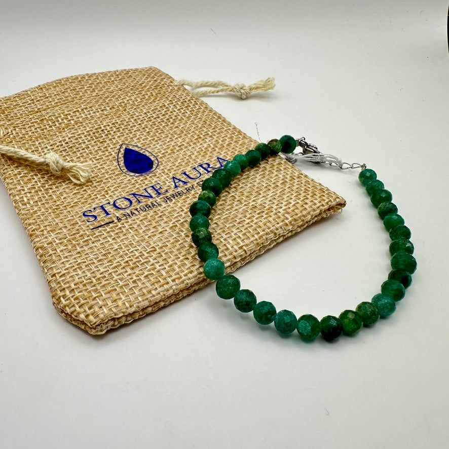 Grüner Jade Armband