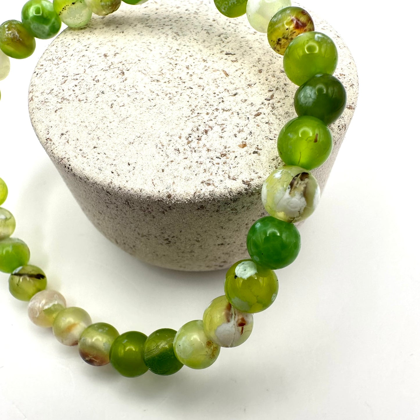 Grüner Achat Armband
