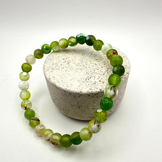 Grüner Achat Armband