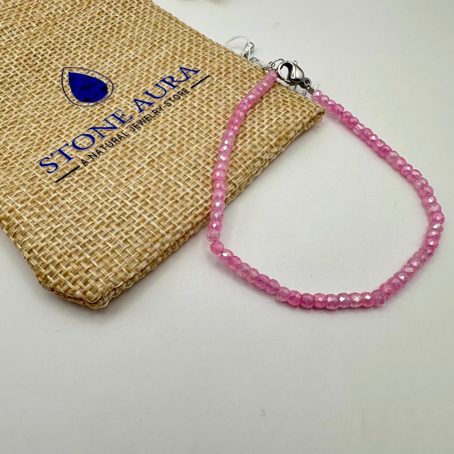 Rosa Zirkon Armband