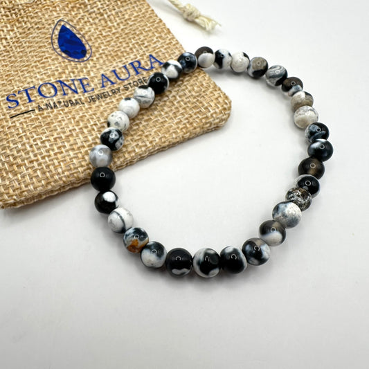 Zebra-Jaspis Armband