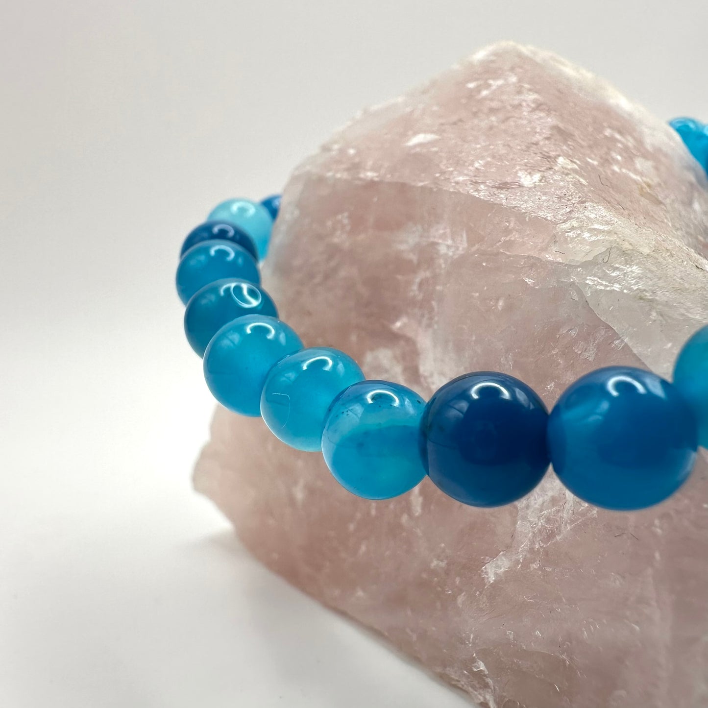 Blau-Achat Armband
