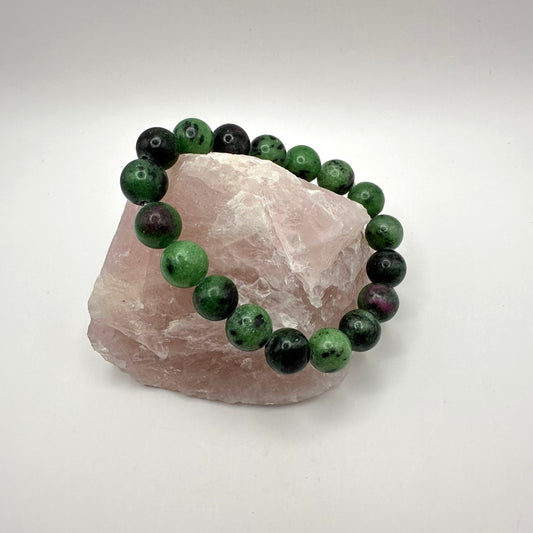 Rubin in Zoisit Armband