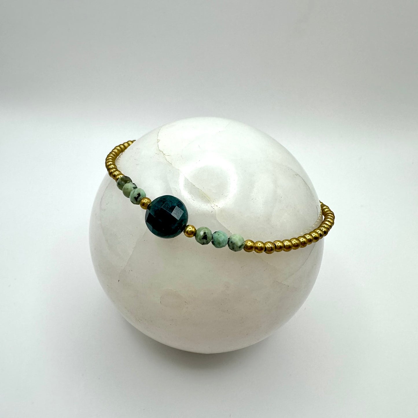 Howlith & Amazonit Armband