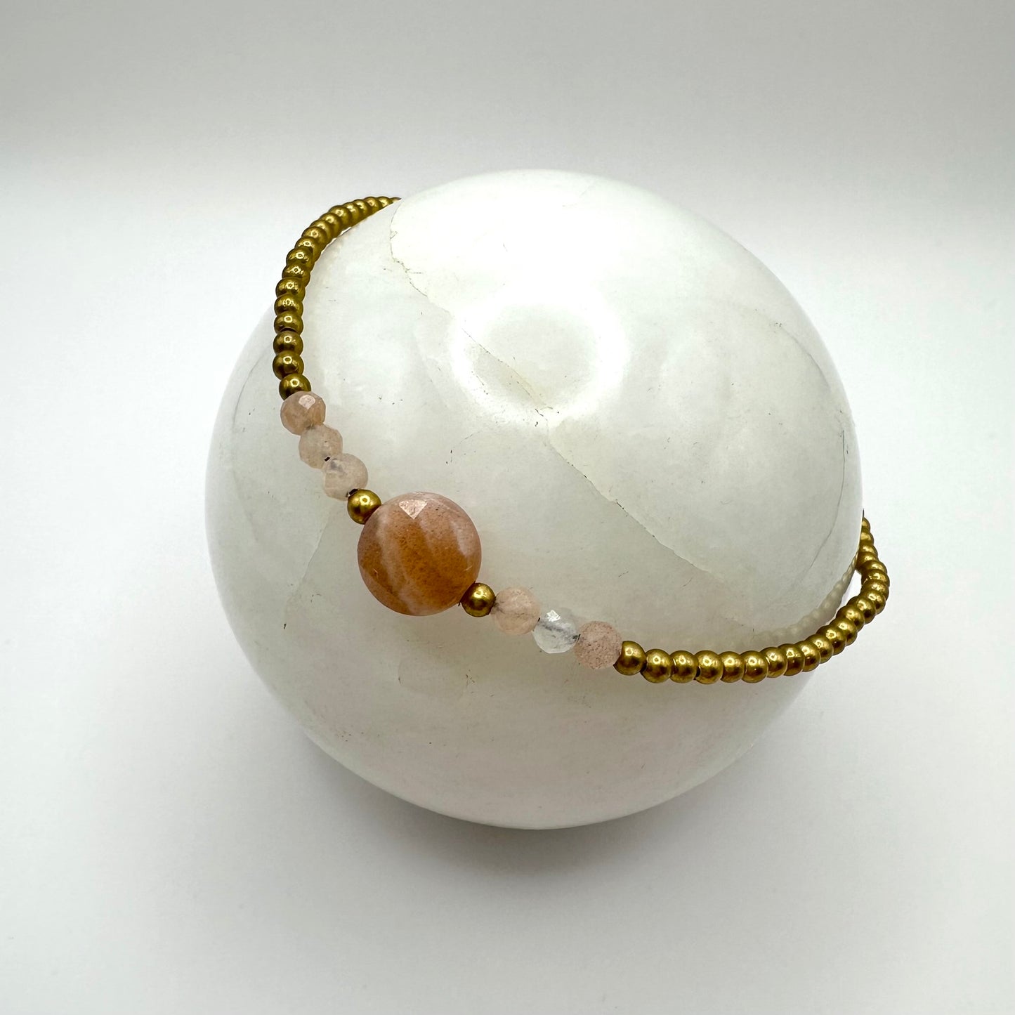 Howlith & Rhodonit Armband