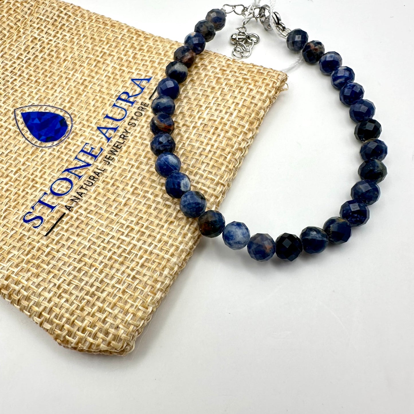 Sodalith (facettiert) Armband
