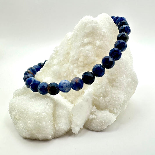 Sodalith (facettiert) Armband