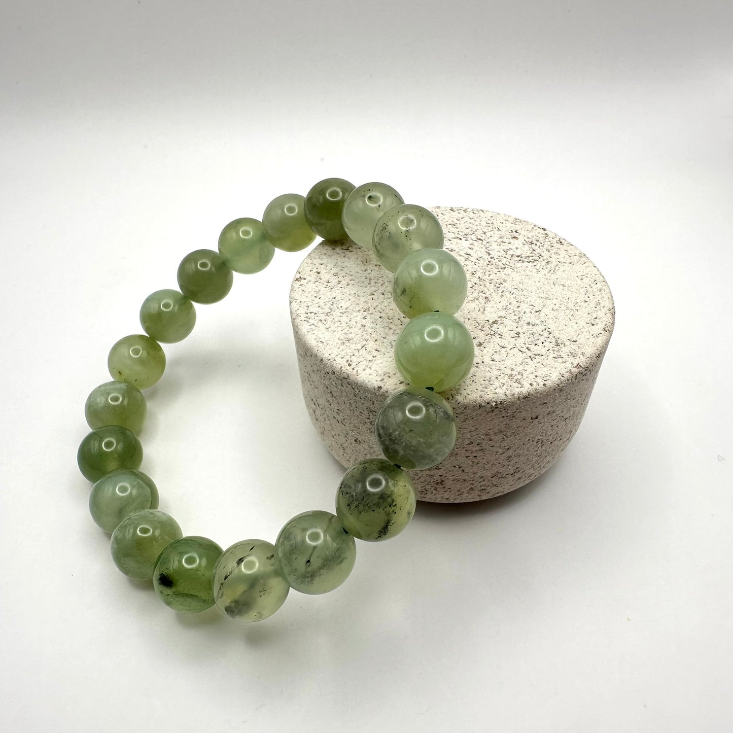 Prehnit Armband