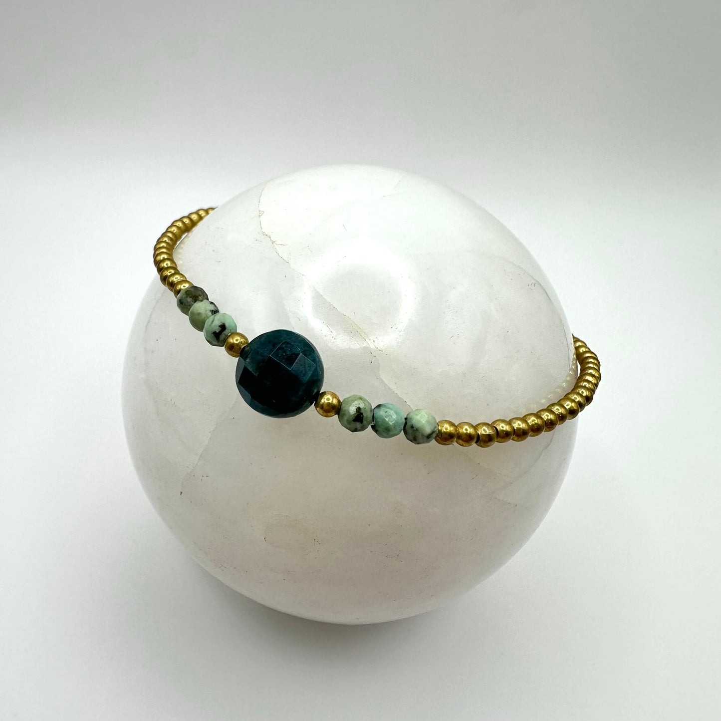 Howlith & Amazonit Armband
