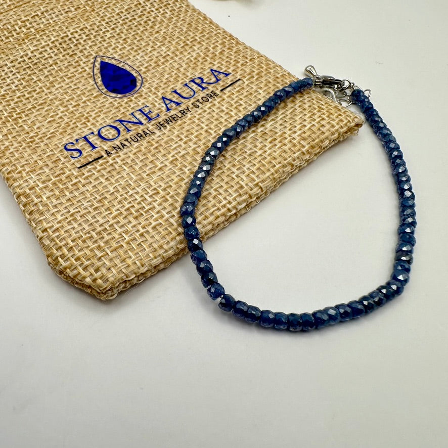 Dunkelblauer Zirkon Armband