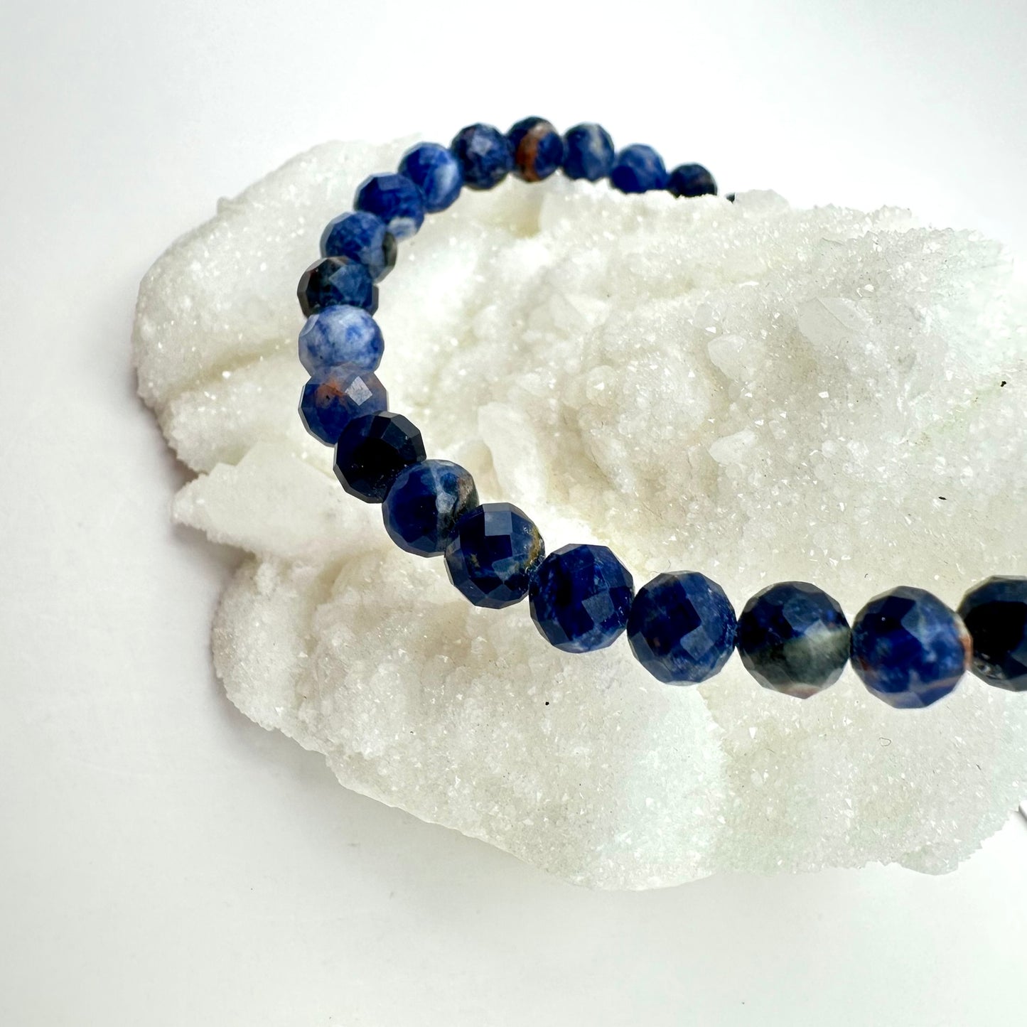 Sodalith (facettiert) Armband