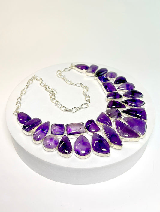 Collier aus Amethyst