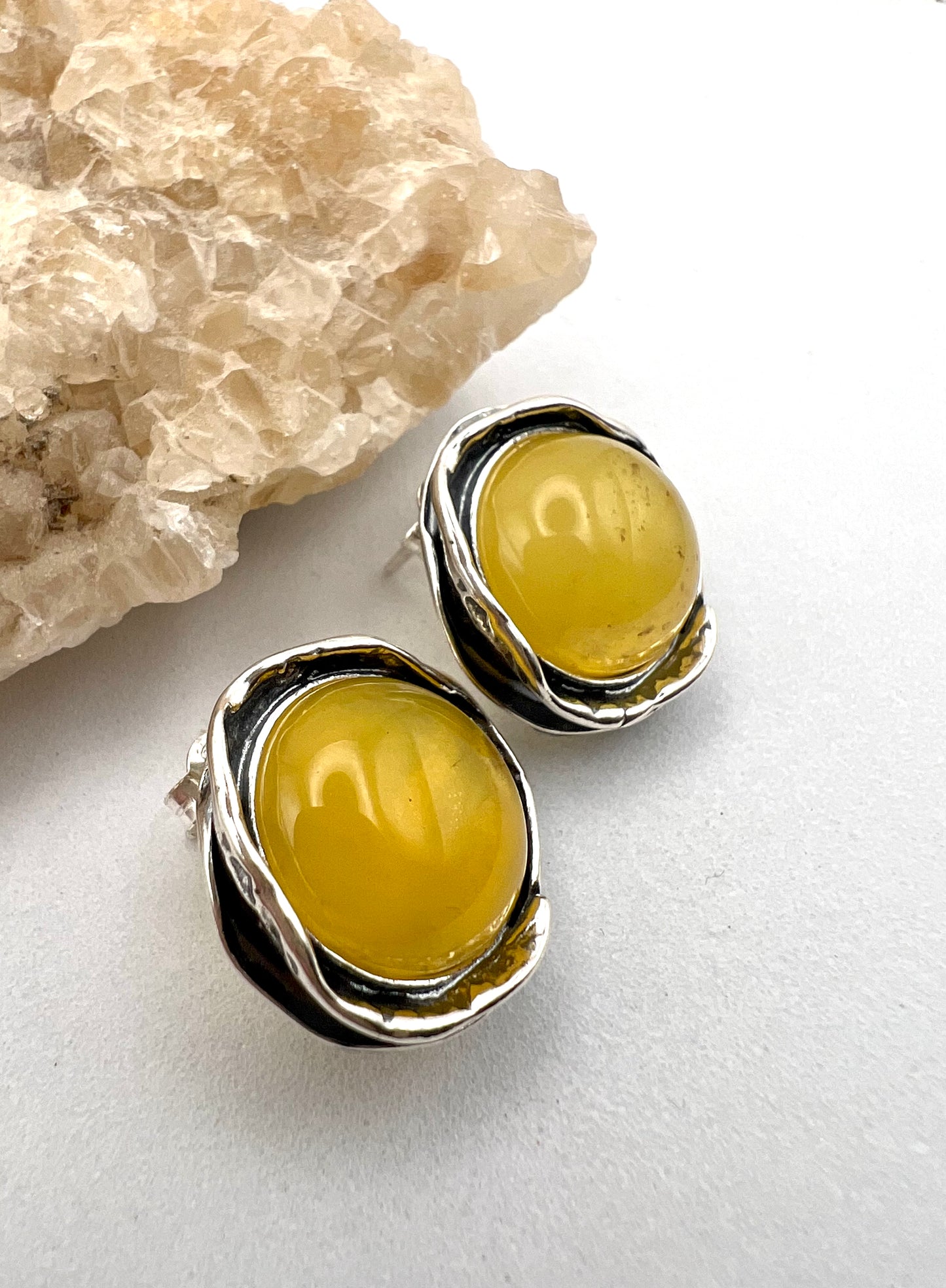 Elegante Silber-Ohrringe im Vintage-Stil (2,1 cm)