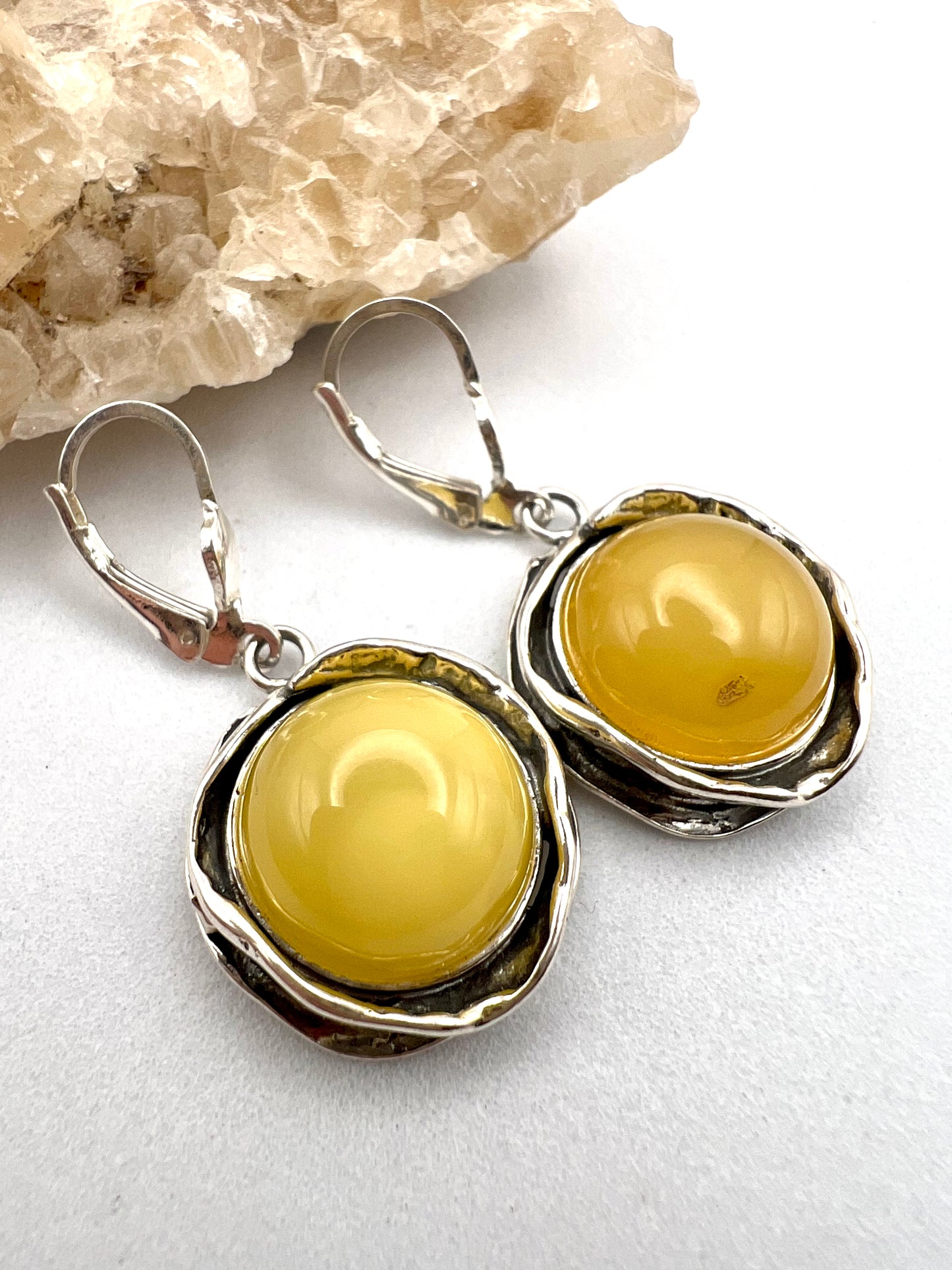 Silber-Ohrringe im Vintage-Stil